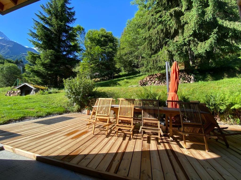 Chambres D'Hotes - B&B - Chalet Mountain Vibes Les Houches Exterior foto