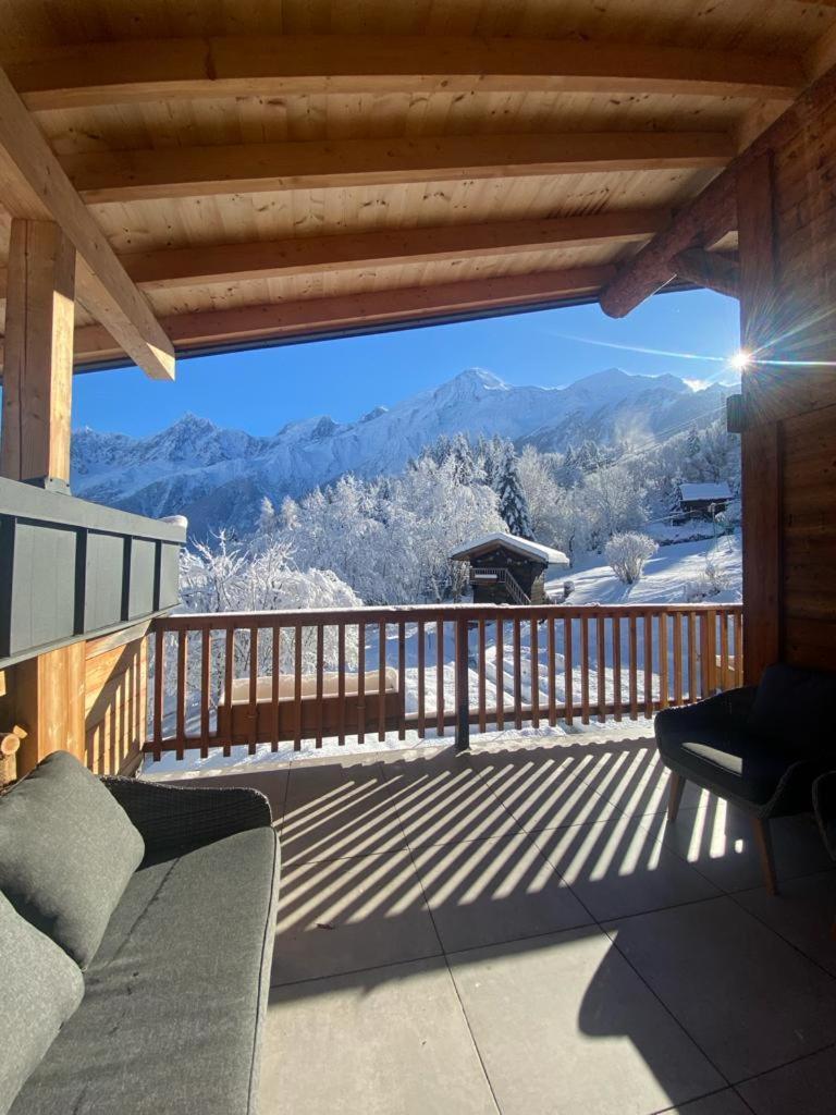 Chambres D'Hotes - B&B - Chalet Mountain Vibes Les Houches Exterior foto